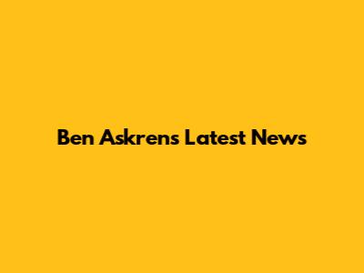 Ben Askren's Latest News