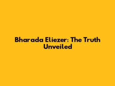 Bharada Eliezer: The Truth Unveiled