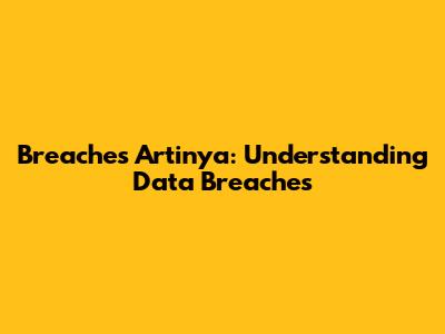 Breaches Artinya: Understanding Data Breaches