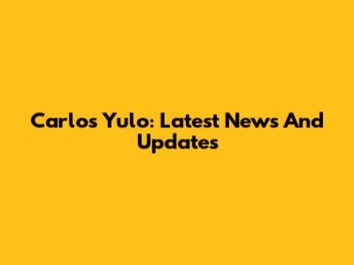 Carlos Yulo: Latest News And Updates