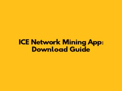 ICE Network Mining App: Download Guide