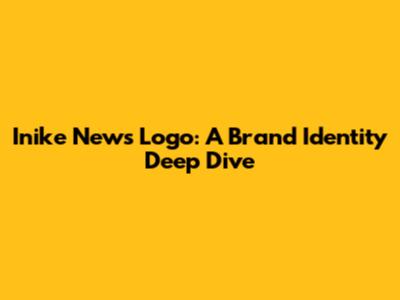 Inike News Logo: A Brand Identity Deep Dive