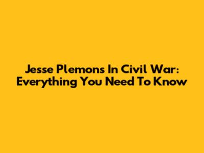 Jesse Plemons In Civil War: Everything You Need To Know