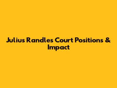 Julius Randle's Court Positions & Impact