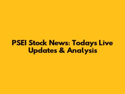 PSEI Stock News: Today's Live Updates & Analysis