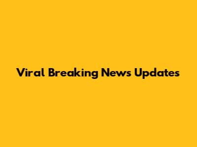 Viral Breaking News Updates